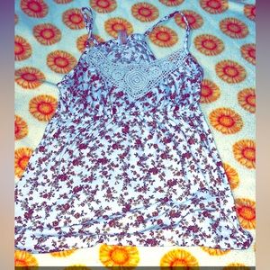 Crochet top tank top